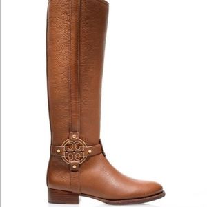 Brown Tory Burch Riding Boots